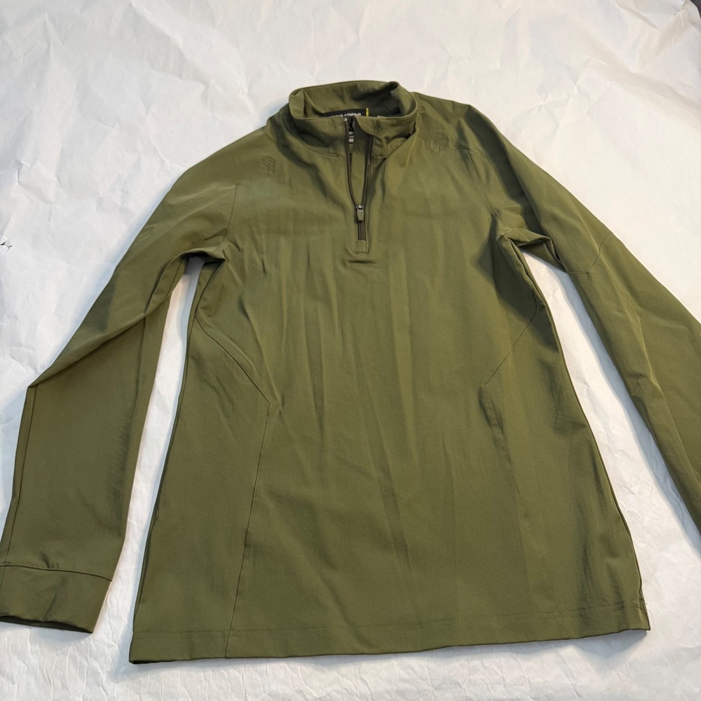 Under Armour Tactical 1/4 Zip Pullover Jacket Mens Green S Utility Military‎